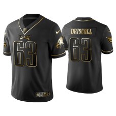 Men Philadelphia Eagles #63 Golden Edition Vapor Limited Jack Driscoll Black Jersey Men Philadelphia Eagles #63 Golden Edition Vapor Limited Jack Driscoll Black Jersey