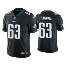 Men Philadelphia Eagles #63 Jack Driscoll Vapor Limited Black Jersey Men Philadelphia Eagles #63 Jack Driscoll Vapor Limited Black Jersey