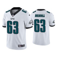 Men Philadelphia Eagles #63 Jack Driscoll Vapor Limited White Jersey Men Philadelphia Eagles #63 Jack Driscoll Vapor Limited White Jersey