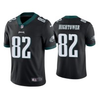 Men Philadelphia Eagles #82 John Hightower Vapor Limited Black Jersey Men Philadelphia Eagles #82 John Hightower Vapor Limited Black Jersey