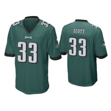 Men Philadelphia Eagles #33 Josiah Scott Green Game Jersey Men Philadelphia Eagles #33 Josiah Scott Green Game Jersey