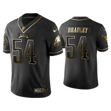 Men Philadelphia Eagles #54 Golden Edition Vapor Limited Shaun Bradley Black Jersey Men Philadelphia Eagles #54 Golden Edition Vapor Limited Shaun Bradley Black Jersey
