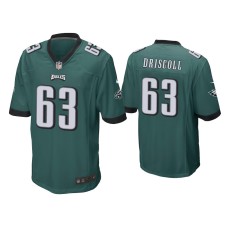 Men Philadelphia Eagles #63 Jack Driscoll Green Game Jersey Men Philadelphia Eagles #63 Jack Driscoll Green Game Jersey