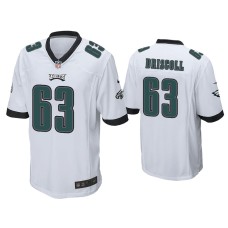 Men Philadelphia Eagles #63 Jack Driscoll White Game Jersey Men Philadelphia Eagles #63 Jack Driscoll White Game Jersey