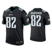 Men Philadelphia Eagles #82 John Hightower Black Legend Jersey Men Philadelphia Eagles #82 John Hightower Black Legend Jersey