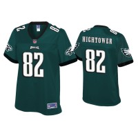 Women Philadelphia Eagles #82 John Hightower Green Pro Line Jersey Women Philadelphia Eagles #82 John Hightower Green Pro Line Jersey
