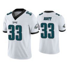 Men Philadelphia Eagles #33 Josiah Scott Vapor Limited White Jersey Men Philadelphia Eagles #33 Josiah Scott Vapor Limited White Jersey