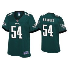 Women Philadelphia Eagles #54 Shaun Bradley Green Pro Line Jersey Women Philadelphia Eagles #54 Shaun Bradley Green Pro Line Jersey
