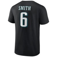 DeVonta Smith Philadelphia Eagles Fanatics Branded Icon Player Name & Number T-Shirt - Black