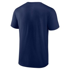 Philadelphia Eagles Fanatics Branded Banner Wave Logo T-Shirt - Navy
